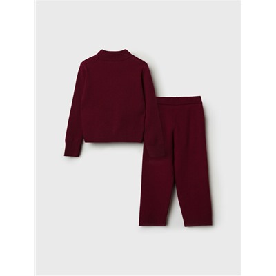 Комплект трикотажный для девочек: джемпер, брюки