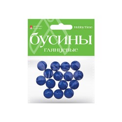 Бусины круглые ГЛЯНЦЕВЫЕ 16 мм 10 цв. 2-584/05 Альт