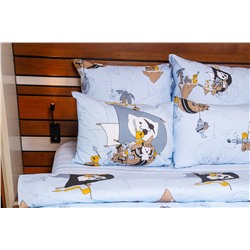 КПБ Коты-Пираты поплин 1,5 сп.