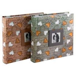 Фотоальбом 10х15 на 200 фотографий С-46200RCLК (23210) Platinum Любовь с рамкой книжн.переплет PLATINUM