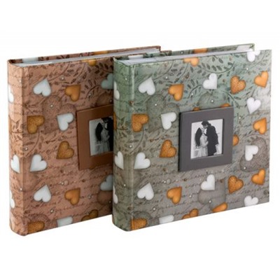 Фотоальбом 10х15 на 200 фотографий С-46200RCLК (23210) Platinum Любовь с рамкой книжн.переплет PLATINUM