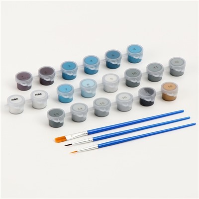 Картина по номерам на холсте с подрамником с золотой краской «Перья», 40×50 см