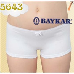 5643 Шорты дев белый (BAYKAR)