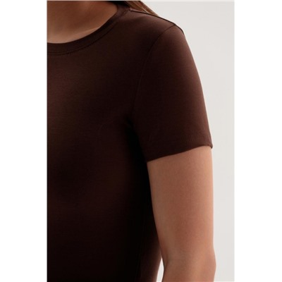 00025 футболка (Темный шоколад)