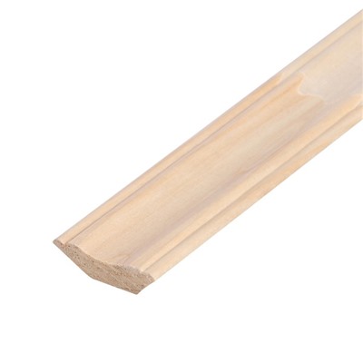 Плинтус сращённый для бани «Добропаровъ», осина, сорт А, 2400×45×12 мм