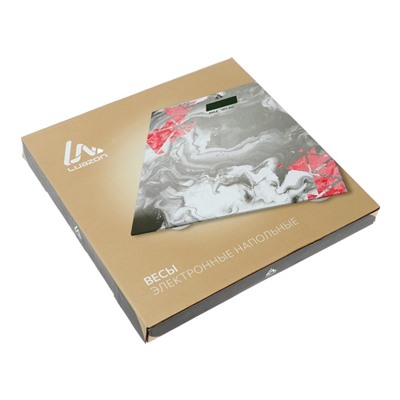 Весы напольные Luazon LVE-005 "Песок", электронные, до 180 кг, 2хAAA (не в комплекте)