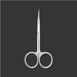 Ножницы маникюрные Premium, загнутые, узкие, 10 см