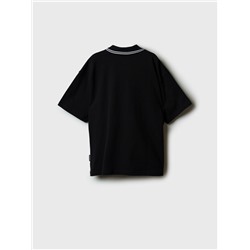 Джемпер трикотажный с воротником поло для мальчиков