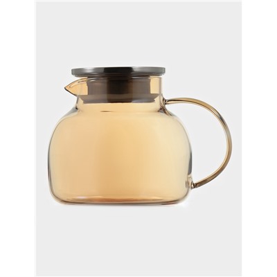 Набор для напитков Magistro «Голден», 5 предметов: кувшин 1 л, 4 кружки 350 мл, стекло, золотистый