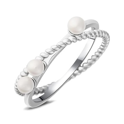 Кольцо, жемчуг swarovski, Z-27715