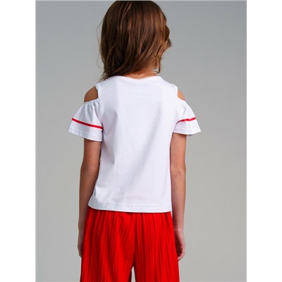 Фуфайка трикотажная для девочек (футболка)