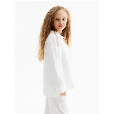 Толстовка детская MINAKU, цвет молочный, рост 146 см