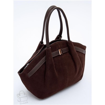 Сумка женская кожаная 2346YF d.coffee Polina&Eiterou