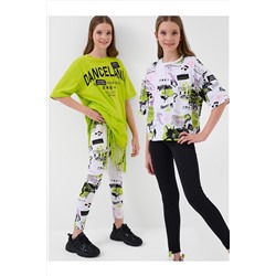 Брюки трикотажные для девочек (легинсы), 2 пары в комплекте PLAYTODAY, 1243976