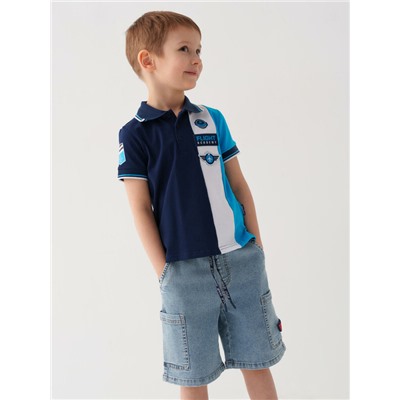 Шорты текстильные джинсовые для мальчиков