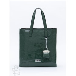 Сумка женская кожаная 91147SP green Velina Fabbaino-Safenta в Новосибирске