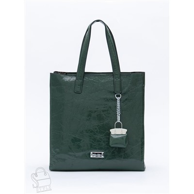 Сумка женская кожаная 91147SP green Velina Fabbaino-Safenta в Новосибирске