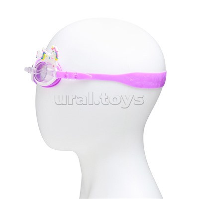 Очки для плавания цветные, в ассортименте, в пакете