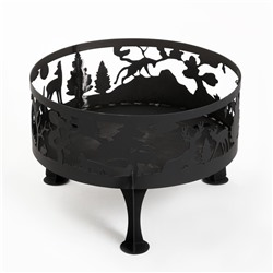 Костровая чаша «Лес», d=70 см, h=45 см, толщина стали 3 мм