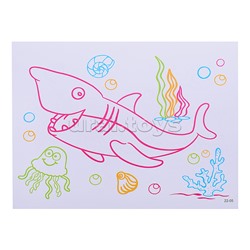 Доска для рисования "Единорог 3D" в коробке