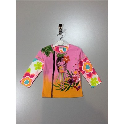 Футболка для девочки L62145pink