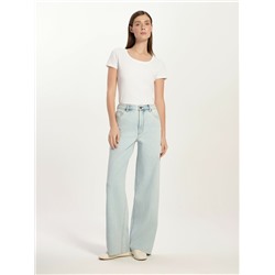 Wide leg CONTE CON-784 Джинсы wide leg ULTRA-LONG небесно-голубого цвета