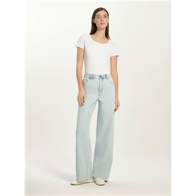 Wide leg CONTE CON-784 Джинсы wide leg ULTRA-LONG небесно-голубого цвета