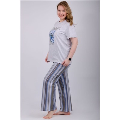 Пижама с брюками Флористика 2 НАТАЛИ, 1231977