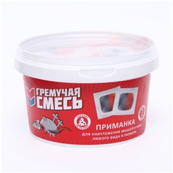 Тесто-брикеты от грызунов "Гремучая смесь", банка, 500 г