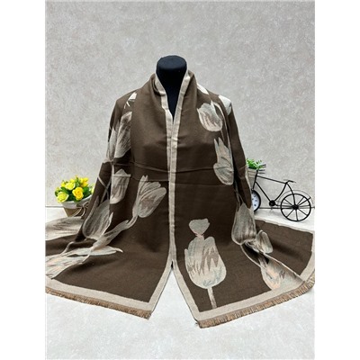 Мягкий палантин из кашемира мультицвет