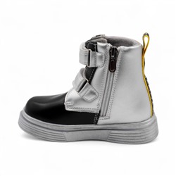 Ботинки PV596-1-5 черно серебристые