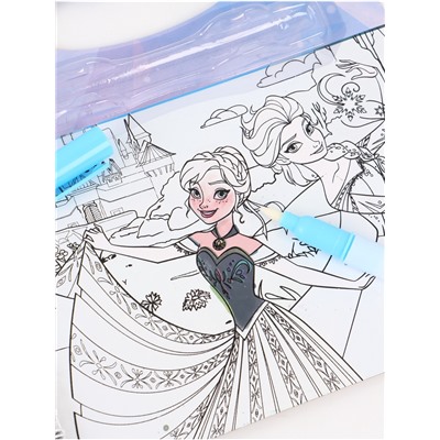 Раскраска водная многоразовая «Добавь воды», с маркером, Холодное сердце