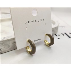 Серьги с эмалью