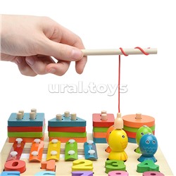 Игра развивающая 4 в 1 "Обучайся"