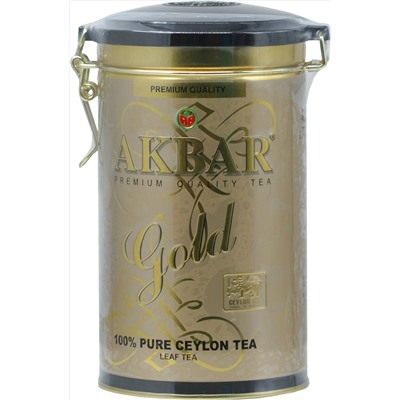 AKBAR. Gold Ceylon 225 гр. жест.банка