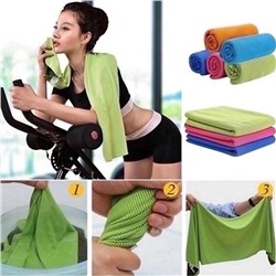 Охлаждающее впитывающее спортивное полотенце для фитнеса и спорта