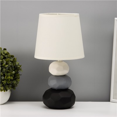 Настольная лампа с абажуром RISALUX «Маркета», Е14, 40 Вт, 18×18×33.5 см