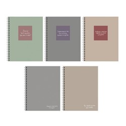 Тетрадь  96л клетка на спирали "Мотивация" Soft Touch ТС969682 Listoff