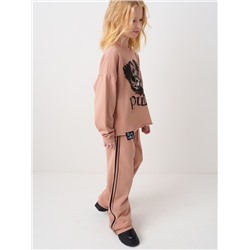 Комплект трикотажный для девочек: толстовка, брюки