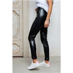 Леггинсы из экокожи 339BLK