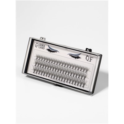 Набор накладных ресниц «Классика», пучки, 10, 12, 14 мм, толщина 0.1 мм, изгиб D, 10 D