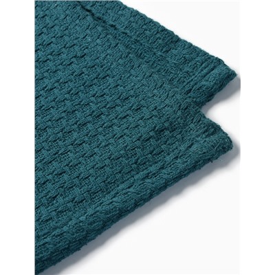 Плед «Этель» Waffle, 220×240 см, синий, 340 г/м²