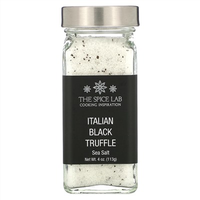 The Spice Lab, Italian Black Truffle Sea Salt, 4 oz (113 g)