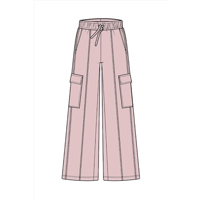 Брюки трикотажные для девочек PLAYTODAY, 1226915