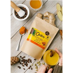 Кедровый напиток Куркума-латте / 250 г / дой пак / Сedro / Сибирский кедр
