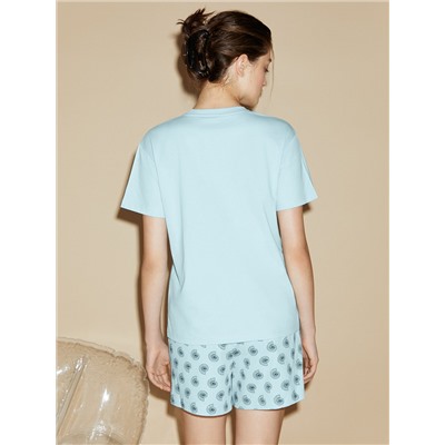 Omsa Пижама OmD 0235D NAUTILUS Пижама жен. (Футболка + шорты), СО
