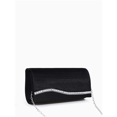 Сумка женская на магните, цвет чёрный