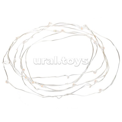 Электрогирлянда светодиодная Роса, 10 м, 100 ламп, зеленый в пакете