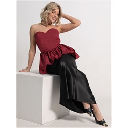 Корсет Эпатаж (вишневый) Б15216-53М