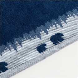 Полотенце махровое Love Life Winter dream, 50×90 см, хлопок 100%, синее